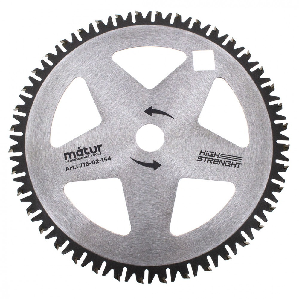 Нож для триммера 255 х 25,4 х 40, wheel design, MATUR